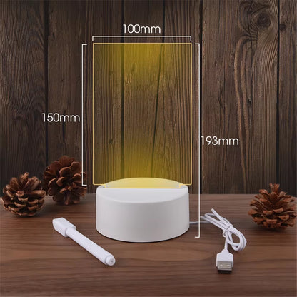 Transparent Luminous LED Night Lights USB 