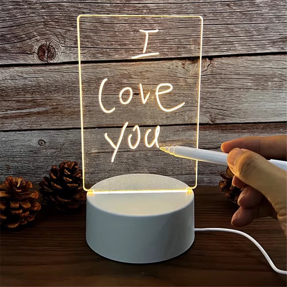 Transparent Luminous LED Night Lights USB 